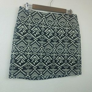 H&M Divided Aztec Mini Skirt Size 12
